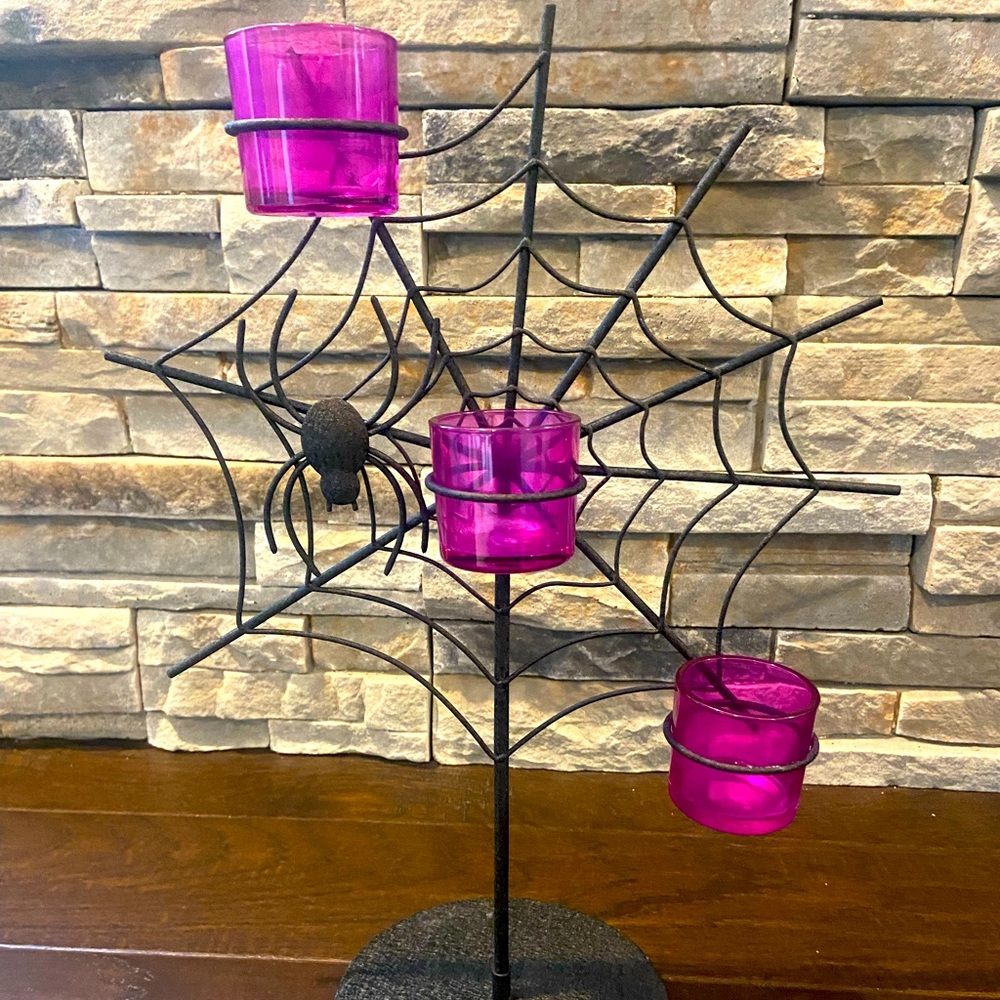 PartyLite Spider Web Votive Holder